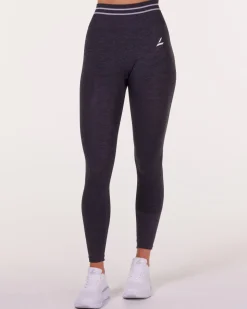 Gravity Logo Seamless Tights Grey Iron Marl