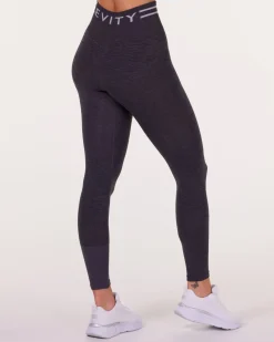 Gravity Logo Seamless Tights Grey Iron Marl