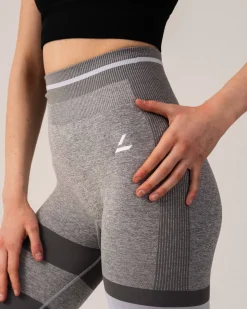 Gravity Seamless Tights Mid Grey Marl