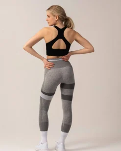 Gravity Seamless Tights Mid Grey Marl