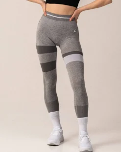 Gravity Seamless Tights Mid Grey Marl