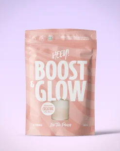 Heey! Boost & Glow Creatine + Collegan Ice Tea Peach 300g