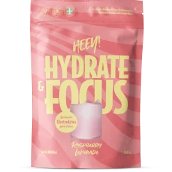 Heey! Hydrate & Focus Electrolytes Raspberry Lemonade 2x240g
