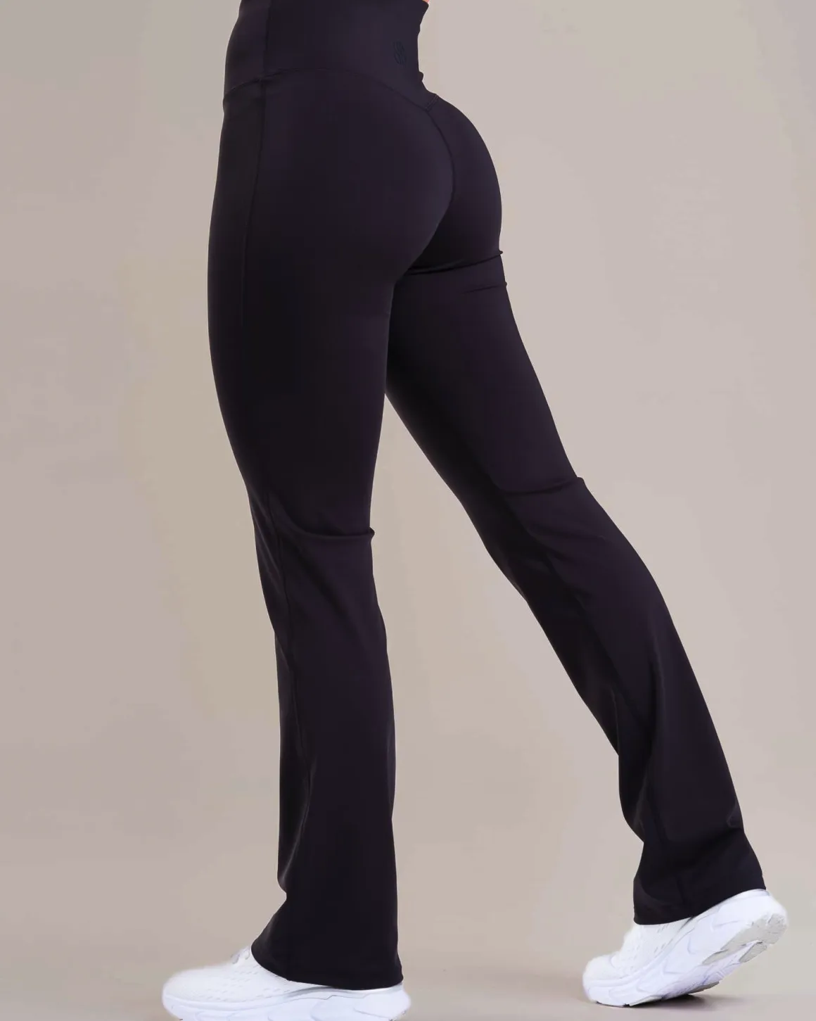 Hero High Rise Flare Pants Black 2-PACK