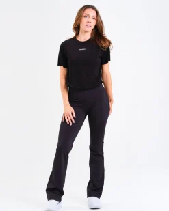 Hero High Rise Flare Pants Black