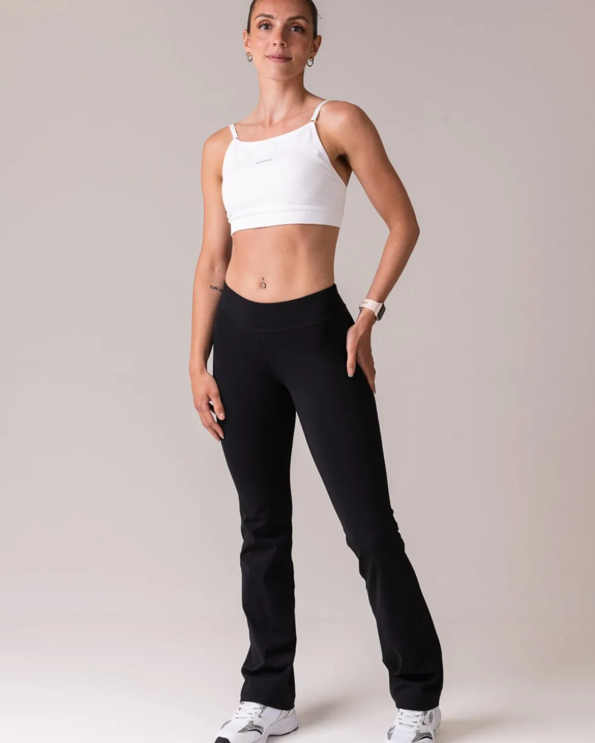 Hero Low Rise Flare Pants Black