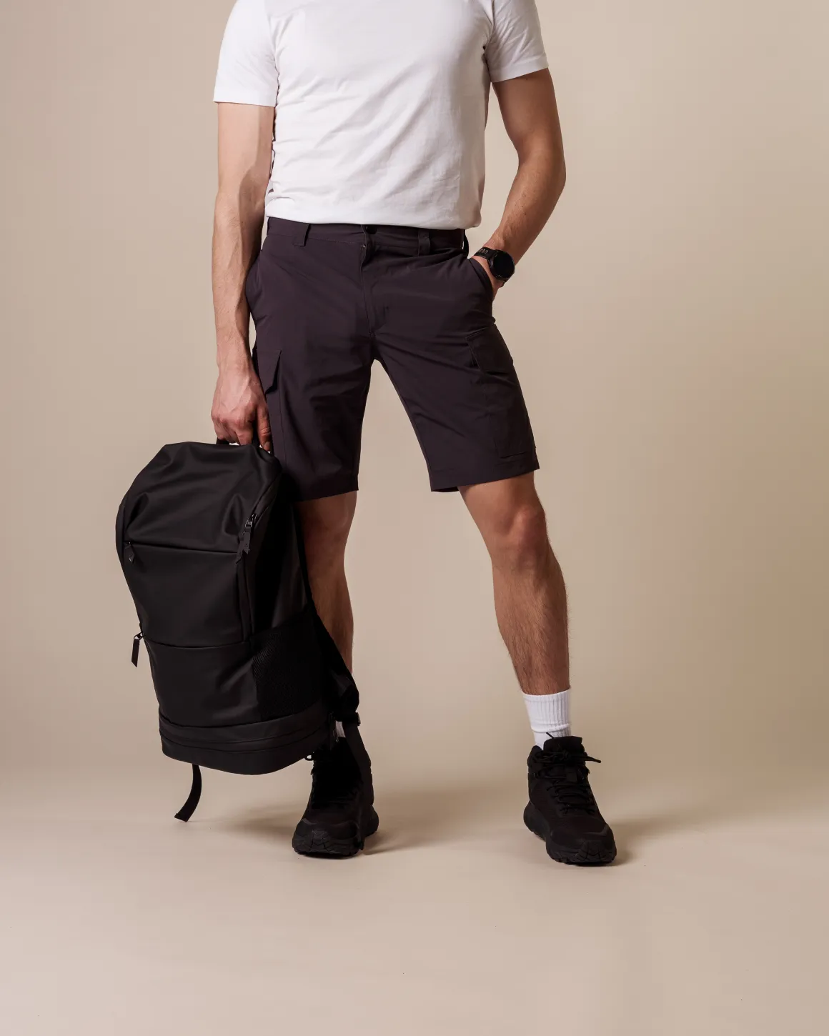 Hike Ripstop Shorts M Black Charcoal