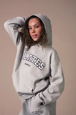 Hoodie + Sweatpant Grey/Pilates SET