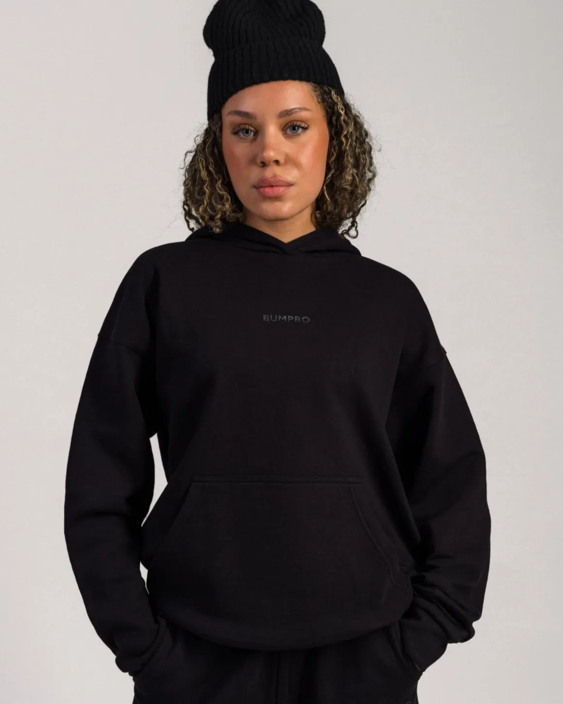 Hoodie + Sweatpants Black/3D SET