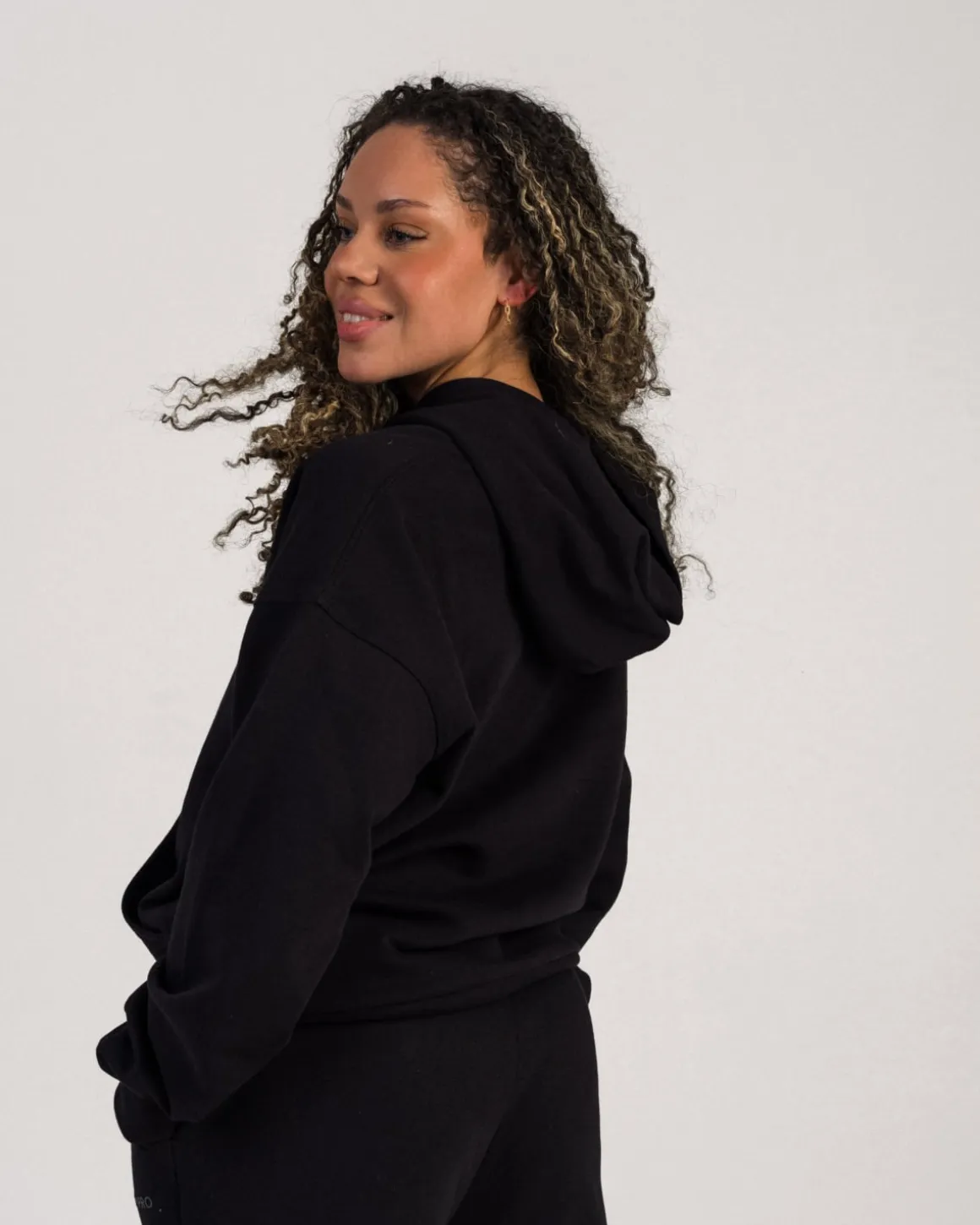 Hoodie + Sweatpants Black/3D SET