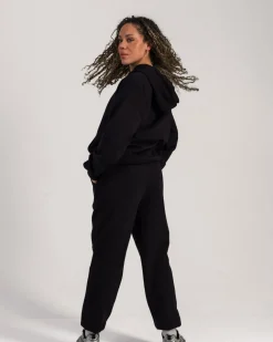 Hoodie + Sweatpants Black/3D SET