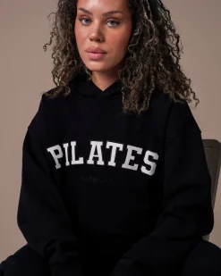 Hoodie + Sweatpants Black/Pilates SET
