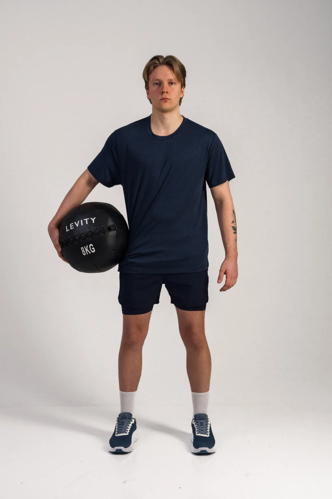 Hybrid 2-1 Pocket Shorts M Blue Navy/Blue