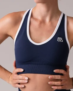 Hyper Bra Blue Navy/White