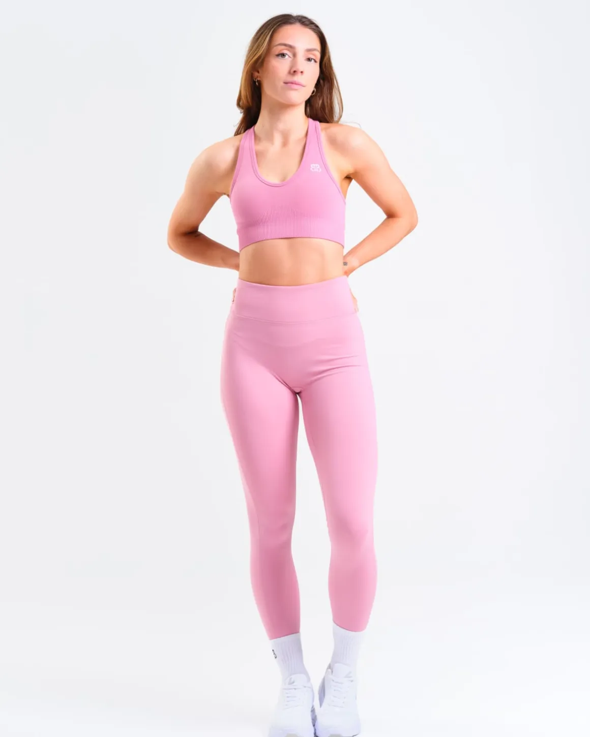 Hyper Bra & Lively Tights Dusty Pink SET