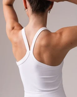 Hyper Crop Tank White