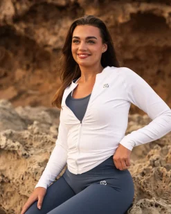 Hyper Full Zip White