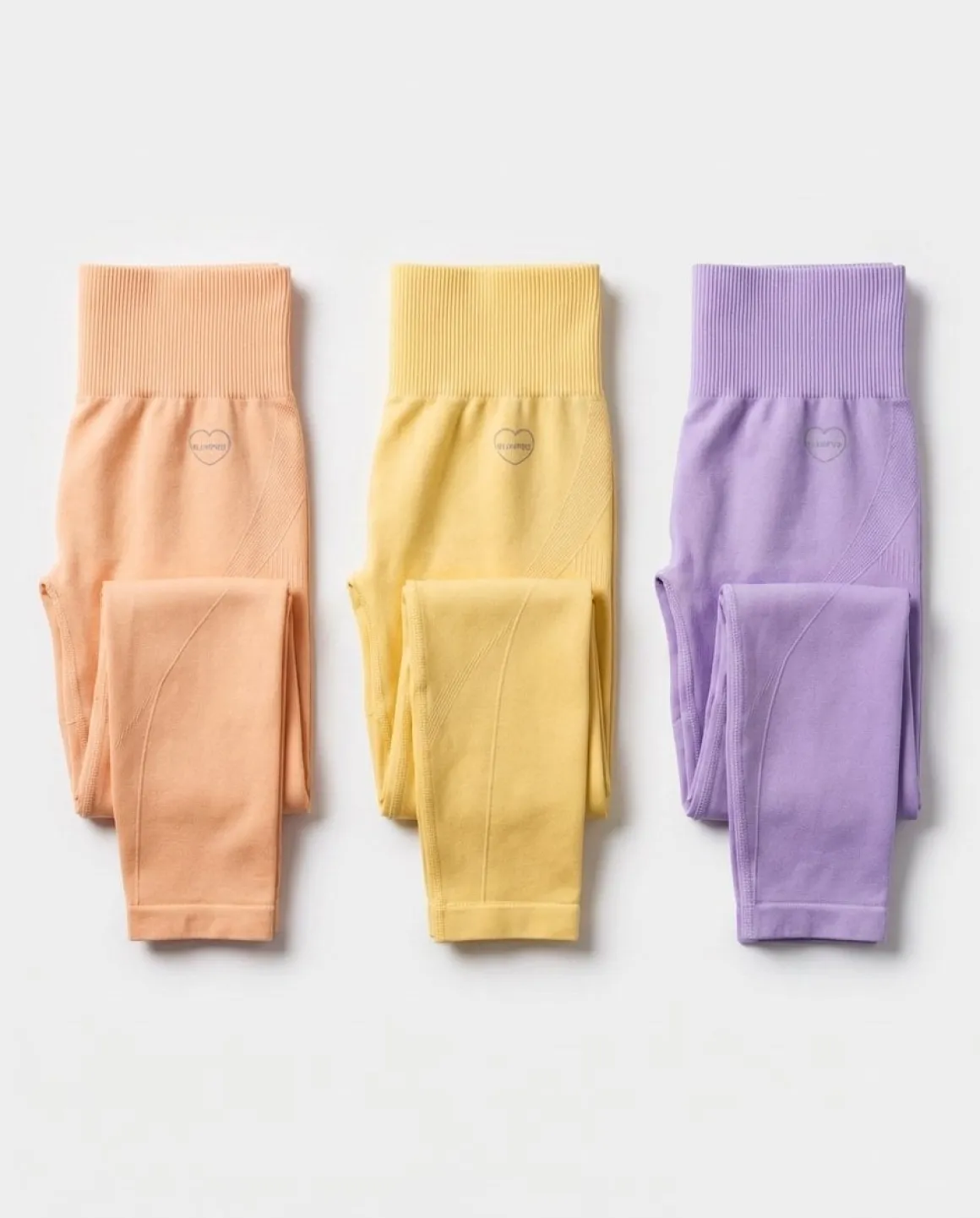 Hyper Tights Peach+Yellow+Lilac 3-PACK