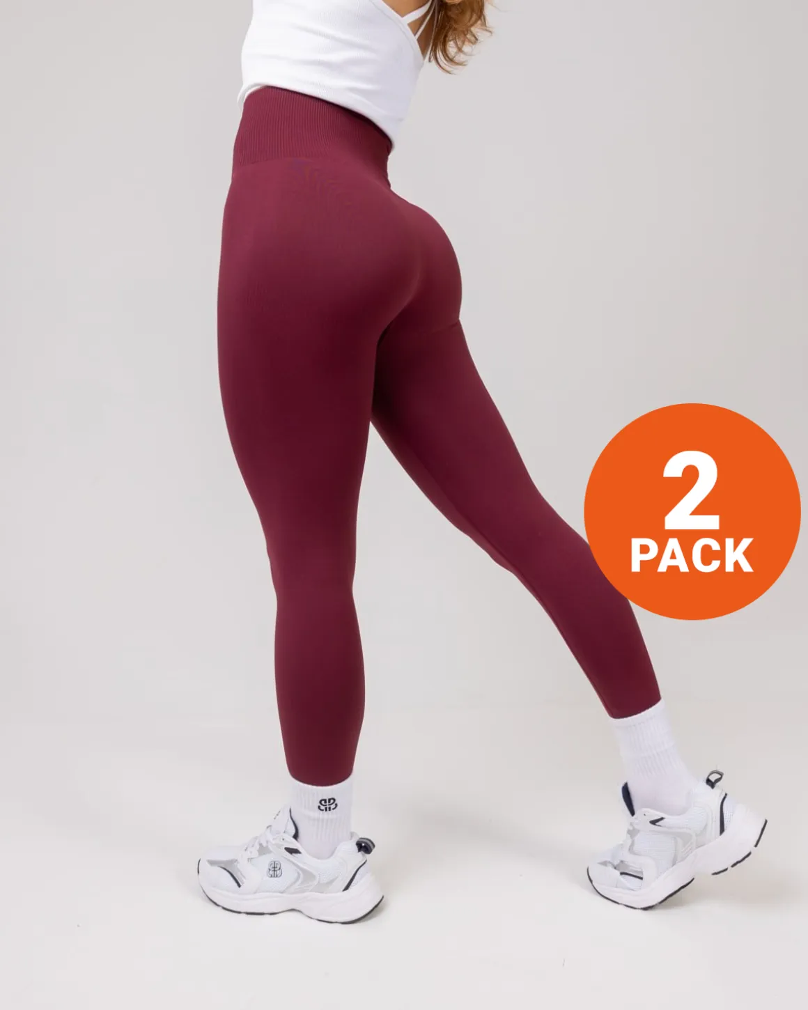 Hyper Tights Red Maroon 2-PACK