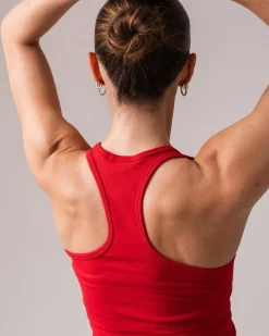 Hyper Top + Scrunch Shorts Red Salsa SET