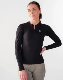 Hyper 1/2 Zip Sweater Black