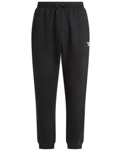 ID Small Logo Fleece Cuffed Pants Black