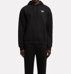 ID Small Logo Fleece Hoodie Black