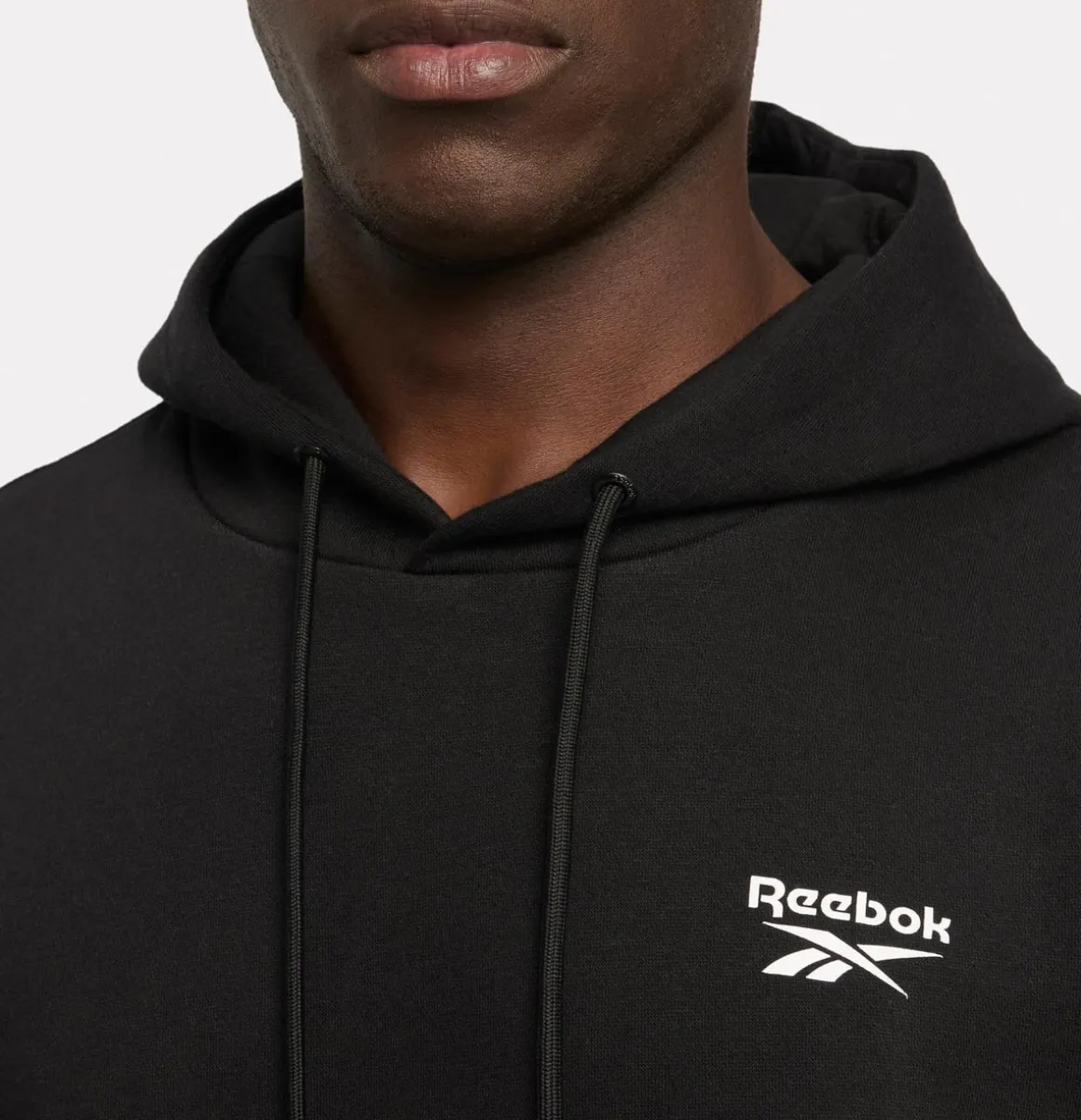 ID Small Logo Fleece Hoodie Black