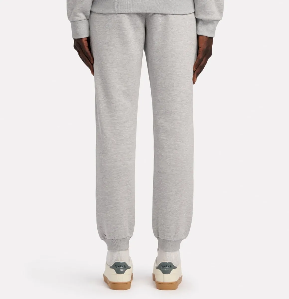 ID Small Logo Fleece Jogger Light Grey Marl