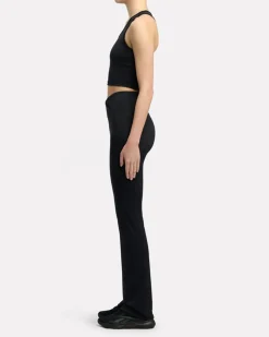 ID Train High Rise Bootcut Leggings Black