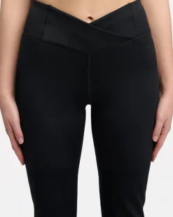 ID Train High Rise Bootcut Leggings Black