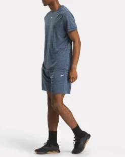 ID Train Melange Tech Tee Twilight Blue