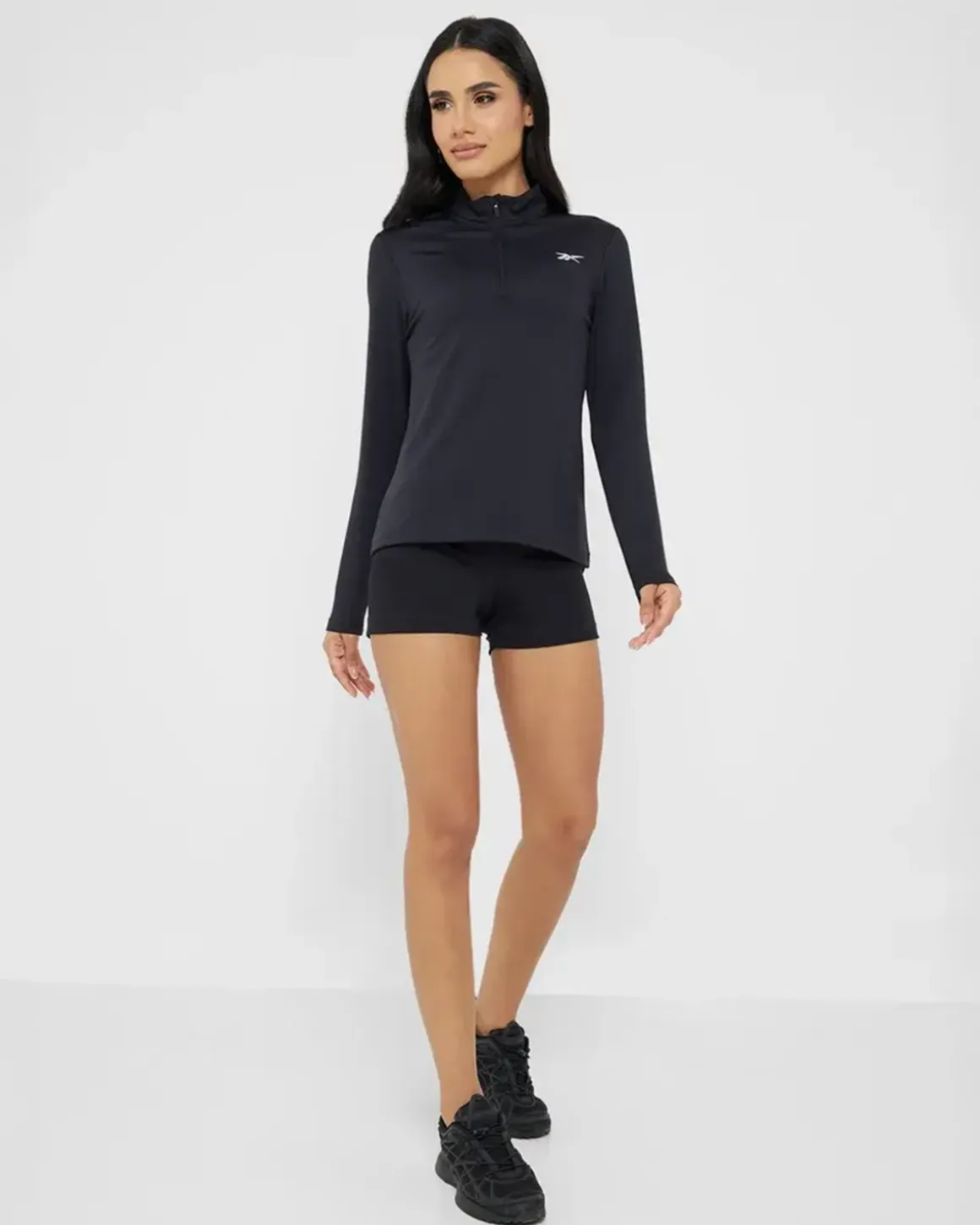 ID Train Quarter Zip Black