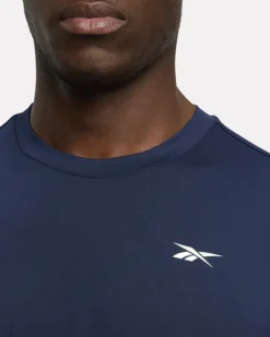 ID Train Strech Tech T-shirt Vector Navy