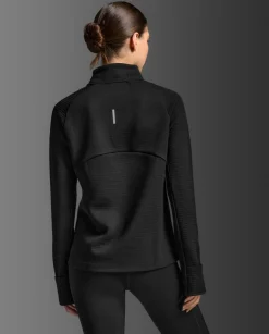 Ignition Hyper-Haptic 1/4 Zip Black/Silver Reflective