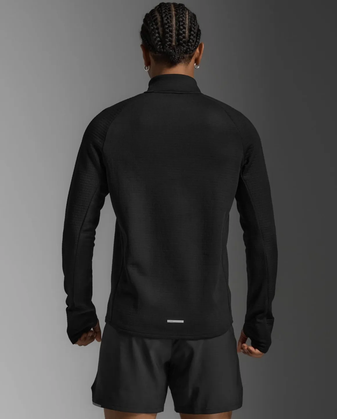 Ignition Hyper-Haptic 1/4 Zip Black/Silver Reflective