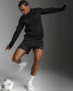 Ignition Hyper-Haptic 1/4 Zip Black/Silver Reflective