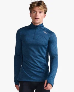Ignition 1/4 Zip Moonlight Silver Reflective