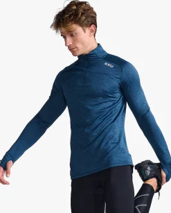 Ignition 1/4 Zip Moonlight Silver Reflective