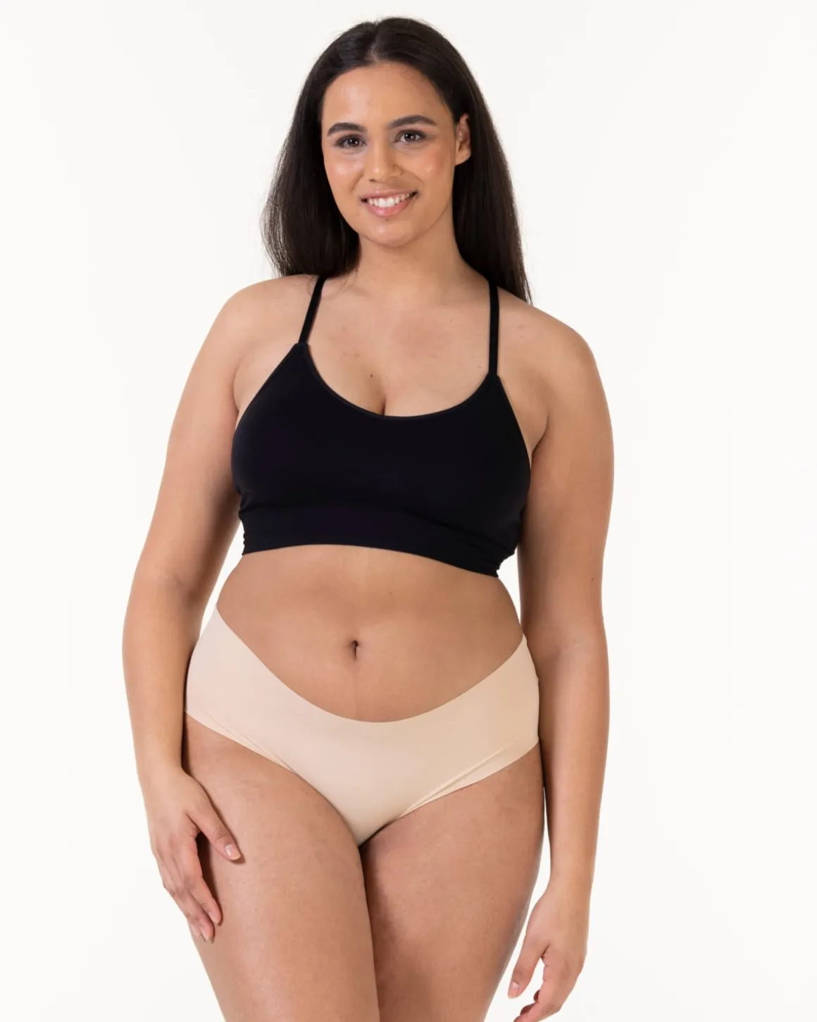Invisible Hipster Black/White/Sand 6-PACK