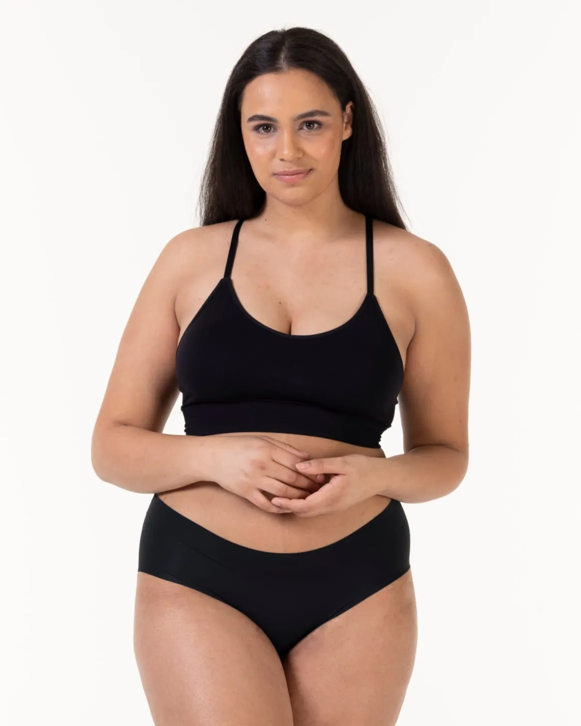 Invisible Hipster Black/White/Sand 6-PACK