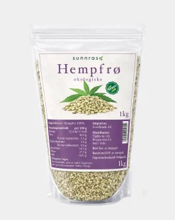 Økologisk Hempfrø 1kg