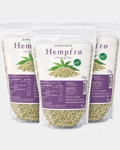 Økologisk Hempfrø 3x1kg