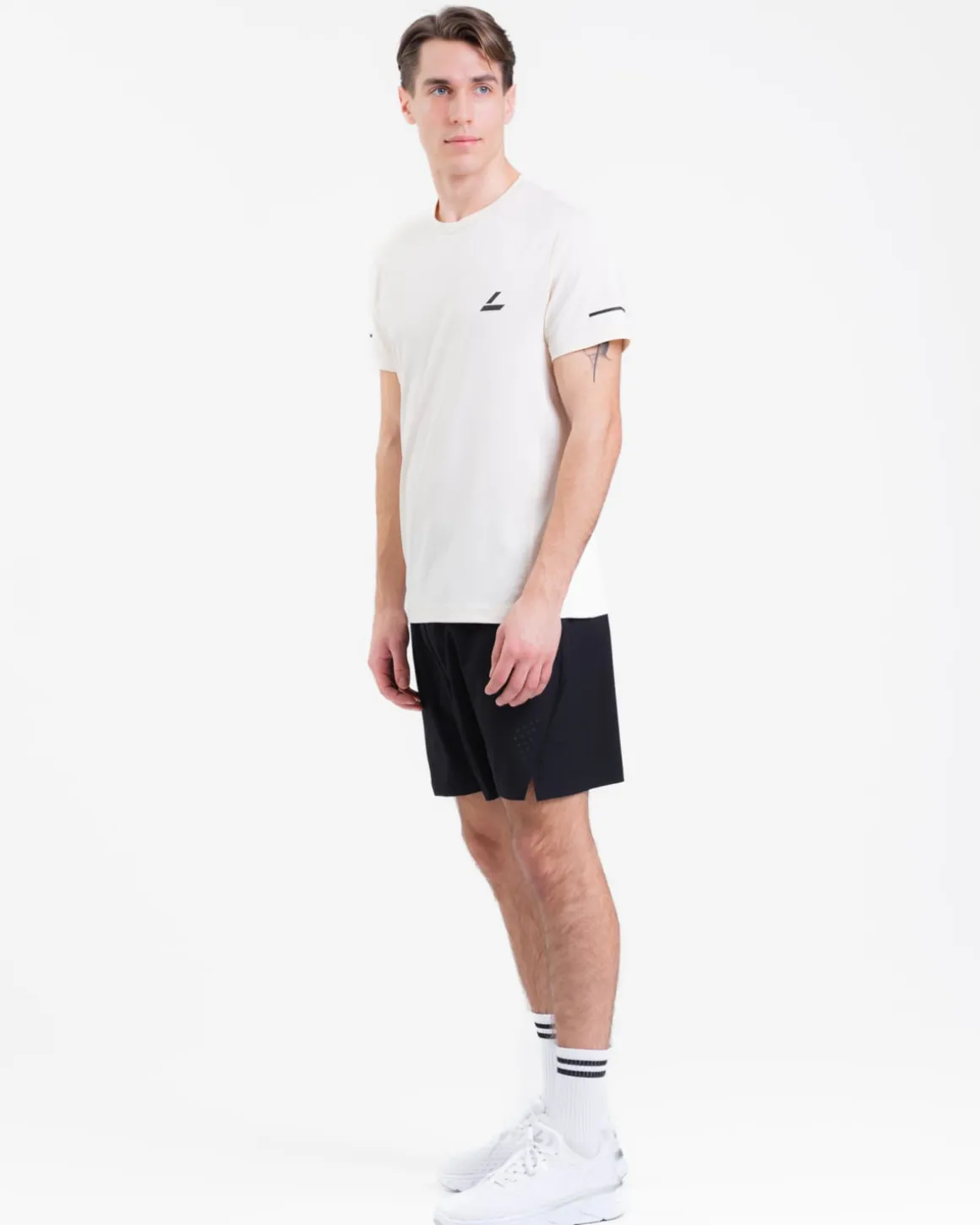 Legend Tee M Off White + Clarity Shorts M Black Jet SET