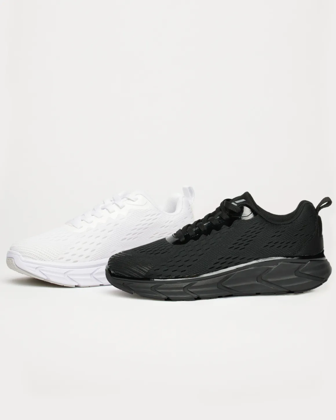 Levitate 2.0 Black/Black + White 2-MIXPACK