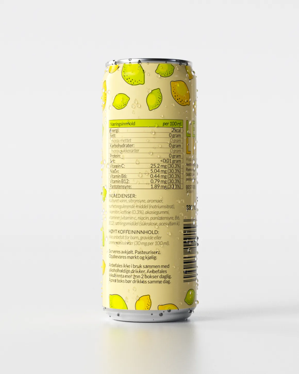 Lime Energy Drink 48x330ml