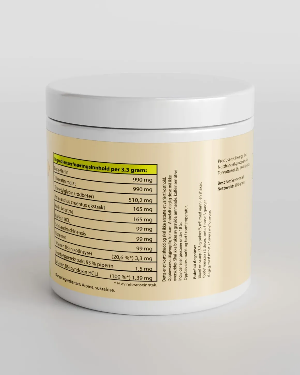 Lime Pre-Workout 300g x 2