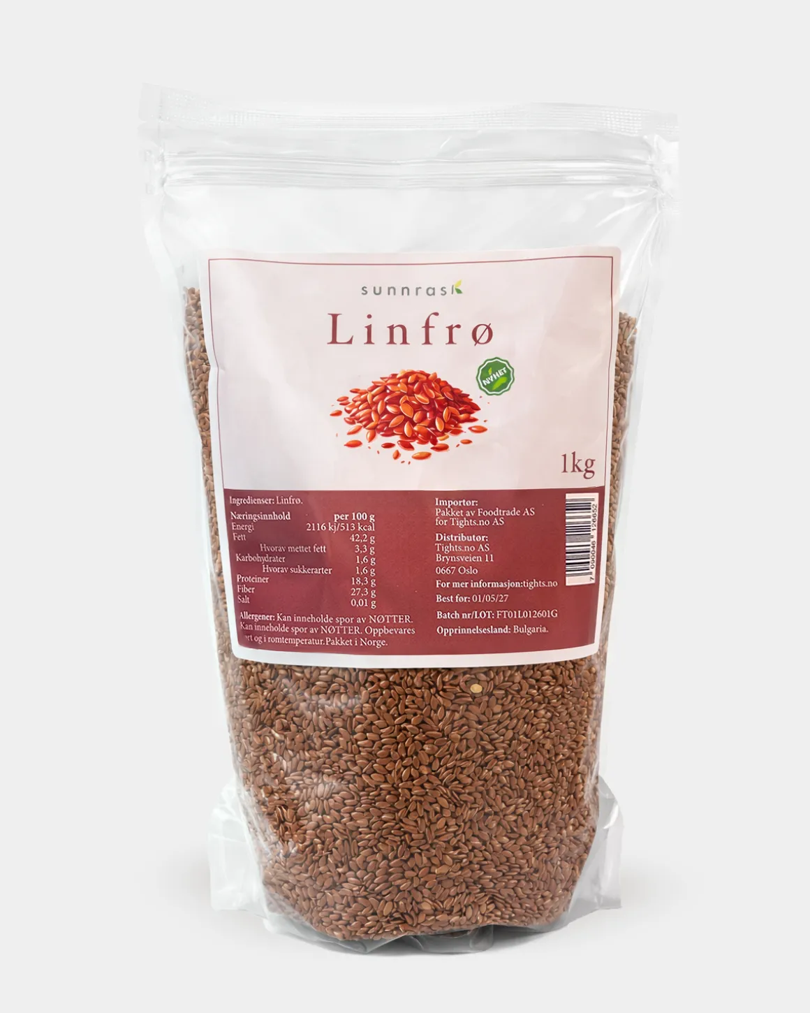 Linfrø 3x1kg