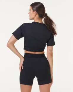 Lively Crop Tee Black