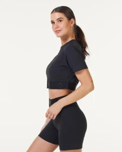 Lively Crop Tee Black